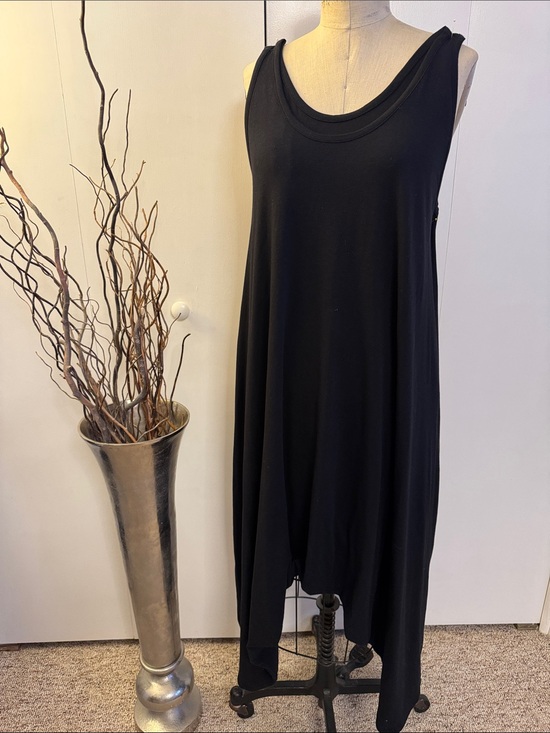 AnyBody Pants - AnyBody Black Sleeveless Maxi Jumpsuit
